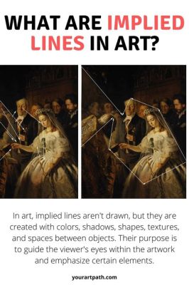 What are implied lines in art, and how do they dance between reality and imagination?